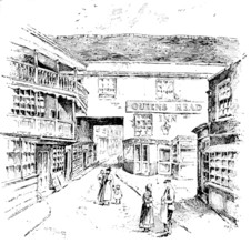 The Queen's Head, an old inn in High Street, Southwark, about to be demolished, 1895. Creator: Unknown.