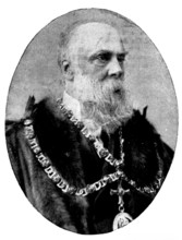 The Royal Agricultural Society at Darlington: Mr. Henry Fell Pease, M.P., Mayor of Darlington, 1895. Creator: W. M. Leish.