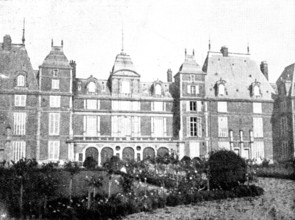 The Duc d'Aosta's Marriage with Princess Hélène of Orleans: portion of the Chateau d'Eu, 1895. Creator: George Meisenbach.