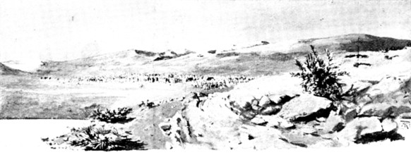 A Visit to Tafilet: from Saffi to Morocco City: a sôk in the distance, 1895. Creator: Unknown.