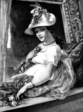 In A Gondola, 1895. Creator: R. Taylor.