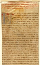 Leaf from Thenaud's TRIUMPHES: Text with Ornamental "N", 1517. Creator: Master of Thenaud's Triomphes.