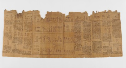 The Book of the Dead of Nes-Min, Section 10, c200-30 BC. Creator: Unknown.