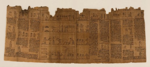 The Book of the Dead of Nes-Min, Section 11, c200-30 BC. Creator: Unknown.