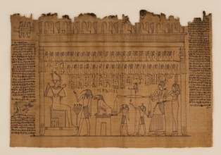 The Book of the Dead of Nes-Min, Section 13, c200-30 BC. Creator: Unknown.