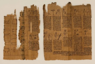 The Book of the Dead of Nes-Min, Section 19, c200-30 BC. Creator: Unknown.