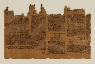 The Book of the Dead of Nes-Min, Section 22, c200-30 BC. Creator: Unknown.