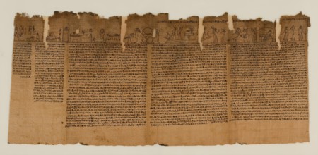 The Book of the Dead of Nes-Min, Section 3, c200-30 BC. Creator: Unknown.