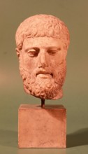 Head of Bearded Man, 2nd century. Creator: Unknown.