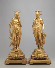 Candelabrum, c1860. Creator: Albert Ernest Carrier de Belleuse.