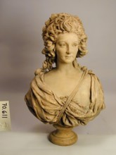 Bust of a Young Woman, 1791. Creator: Augustin Pajou.