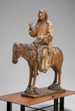 Christ Entering Jerusalem on the Back of a Donkey, between 1480 and 1490. Creator: Christof Langeisen.