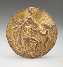 Pieta with Two Cherubs, c1600. Creators: Circle of Alessandro Abondio, Circle of Antonio Abondio.