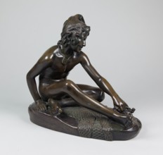 Neapolitan Fisherboy, late 19th century. Creators: Francois Rude, Ferdinand Barbedienne.