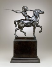 Amazon on Horseback, modelled 1897, cast 1906 or later. Creator: Franz von Stuck.