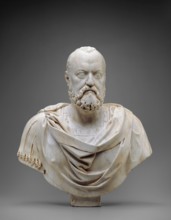Bust of Cosimo I, Grand Duke of Tuscany, c1572. Creator: Giovanni Bandini.