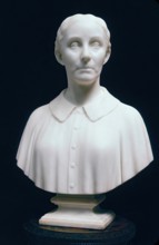 Alma Hammond L'Hommedieu, modelled 1870 or 1871, carved 1873. Creator: Hiram Powers.