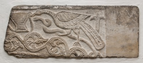 Fragment of a Relief, between 8th and 9th century. Creator: Unknown.