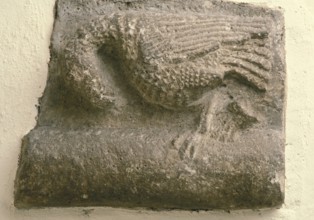 Relief Fragment with a Bird, between 12th and 13th century. Creator: Unknown.