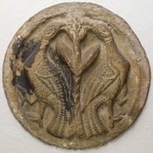 Roundel with Pair of Birds, between 12th and 13th century. Creator: Unknown.