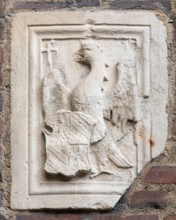 Coat of Arms of Federico da Montefeltro, c.between 1444 and 1465. Creator: Unknown.