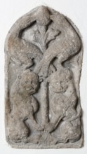 Relief Panel with Birds and Lions, between 12th and 13th century. Creator: Unknown.
