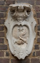 Coat of Arms of the Pasqui or possibly Bernardi Family, early 17th century. Creator: Unknown.