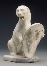 Panther Holding a Coat of Arms of the Trenta Family, second half of the 15th century. Creator: Unknown.