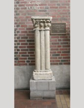 Double Column with Base and Capital, late 13th century. Creator: Unknown.