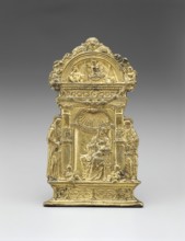 Madonna and Child with Saints Anthony Abbot and Jerome, c1490. Creator: Unknown.