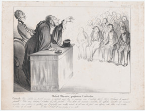 Plate 23: Robert Macaire professor d'industrie, 1838. Creator: Honore Daumier.