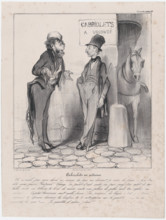 Plate 24: Cabriolets en actions, 1838. Creator: Honore Daumier.