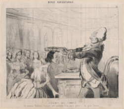 Académie des Femmes, 1843. Creator: Honore Daumier.