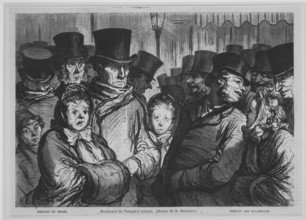 Boulevard du Temple à minuit, mid-late 19th century. Creator: Charles Maurand.