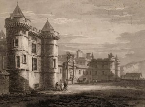 Holyrood Palace, 1800. Creator: Wilson Lowry.