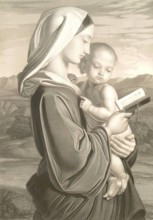The Virgin Mother, 1854. Creator: Thomas Vernon.