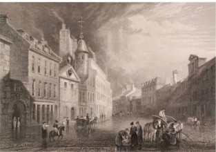 Broad Street, Aberdeen, 1833. Creator: William Purser.