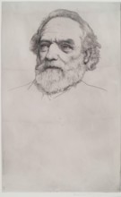 Portrait of Alphonse Legros. Creator: Charles Holroyd.