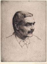 Portrait of William Strang. Creator: Charles Holroyd.