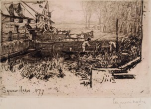 The Old Mill, c1864. Creator: Francis Seymour Haden.