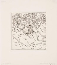 Theatre Audience, c1940s. Creator: Thérèse Lessore.