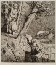 He Was Imprisoned, 1888. Creator: William Strang.