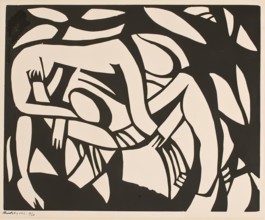 The Wrestlers. Creator: Henri Gaudier-Brzeska.