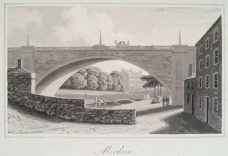 Aberdeen: Bridge, 1808. Creator: John Carr.