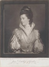 Jane Maxwell, Duchess Of Gordon. c1775. Creators: William Dickinson, Sir Joshua Reynolds.
