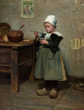 A Frugal Meal, 1888. Creator: Alexander Mackenzie.