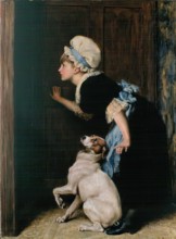 Mother Hubbard, 1882. Creator: Briton Riviere.