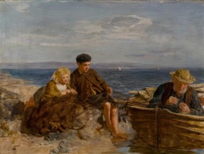 The Old Net, Exh. 1869. Creator: William McTaggart.