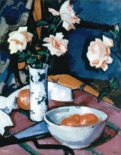 Still Life with Roses, c1924. Creator: Samuel John Peploe.