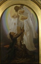 Christian at the Foot of the Cross, 1873. Creator: Noel Paton.